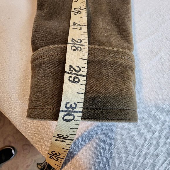 St. John Sport by Marie Gray Brown Microsuede Cropped VTG Y2K Jacket Size Small - Picture 10 of 12